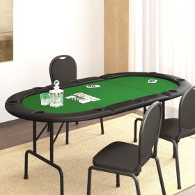 Poker Table Green Engineered wood, steel, felt, artificial leather Poker Table Green Engineered wood, steel, felt, artificial leather
